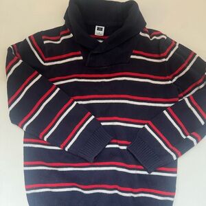 Janie and Jack Navy Striped Sweater